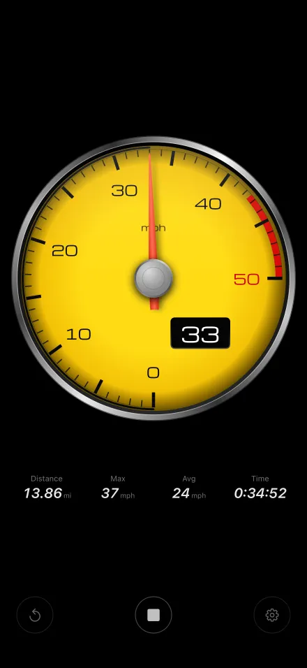 Yellow dial
